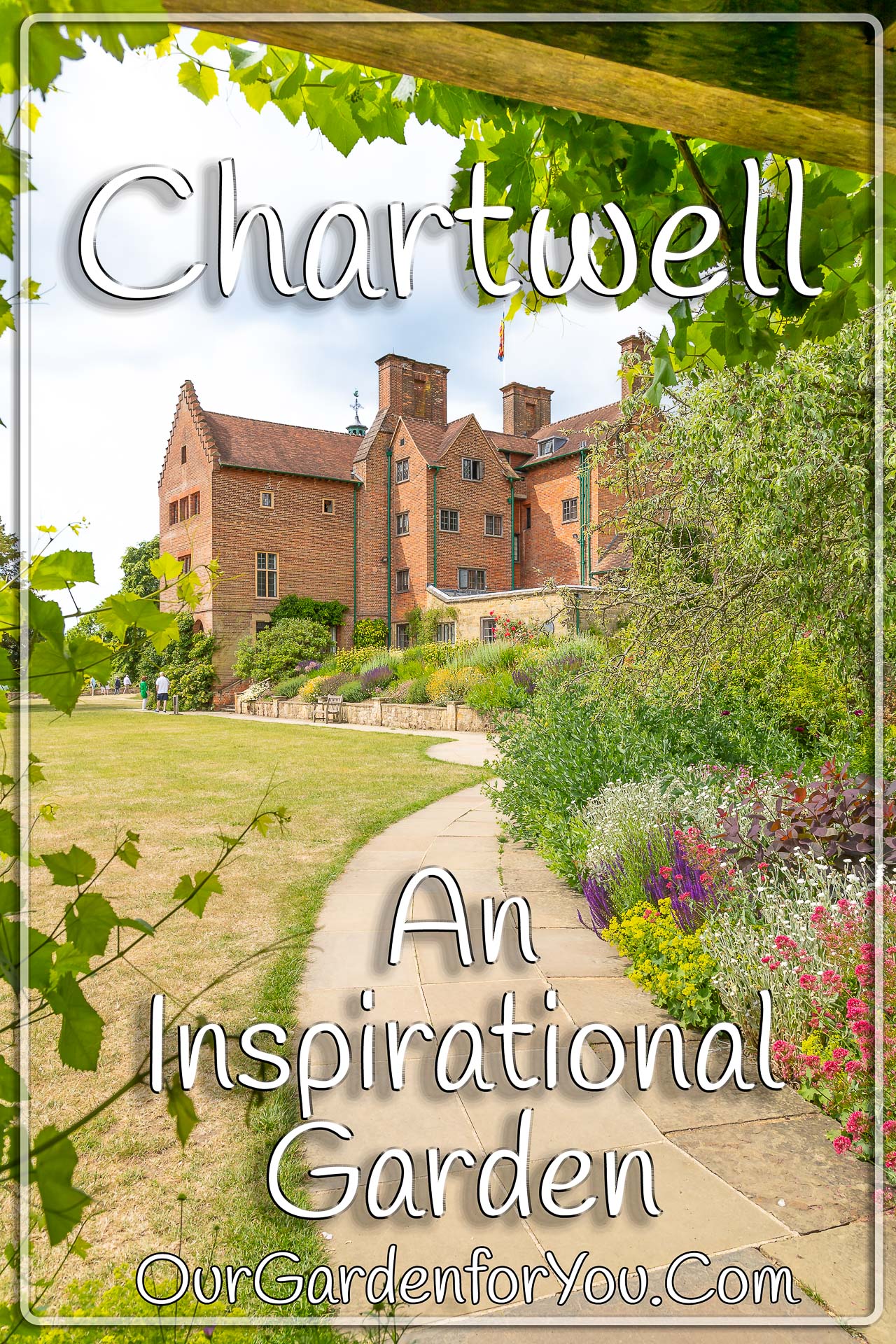 The pin image of our post - 'Chartwell, an inspirational garden'